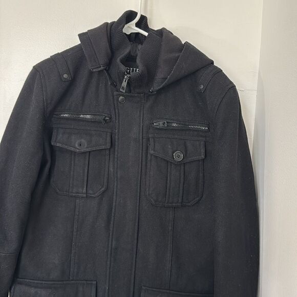 GUESS MENS COAT SIZE M - Picture 3 of 12